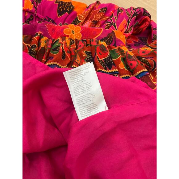 NEW NWT Farm Rio Tropical Tapestry Pink Mini Dress Size XS - Picture 8 of 8